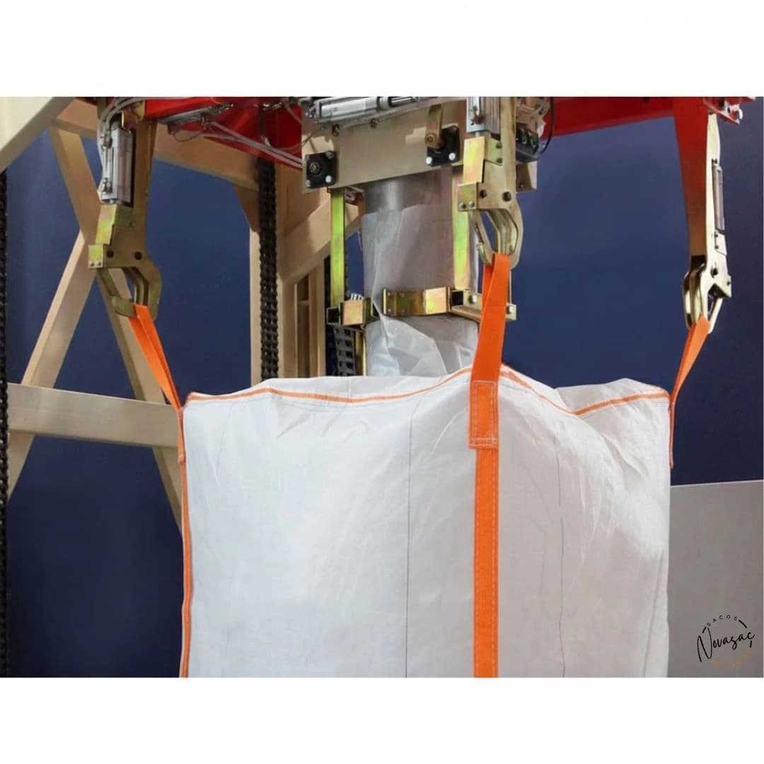 Bolsón Big Bag con Boquilla de Llenado y Base Plana 78x78x56 PP No Laminado — imagen 3