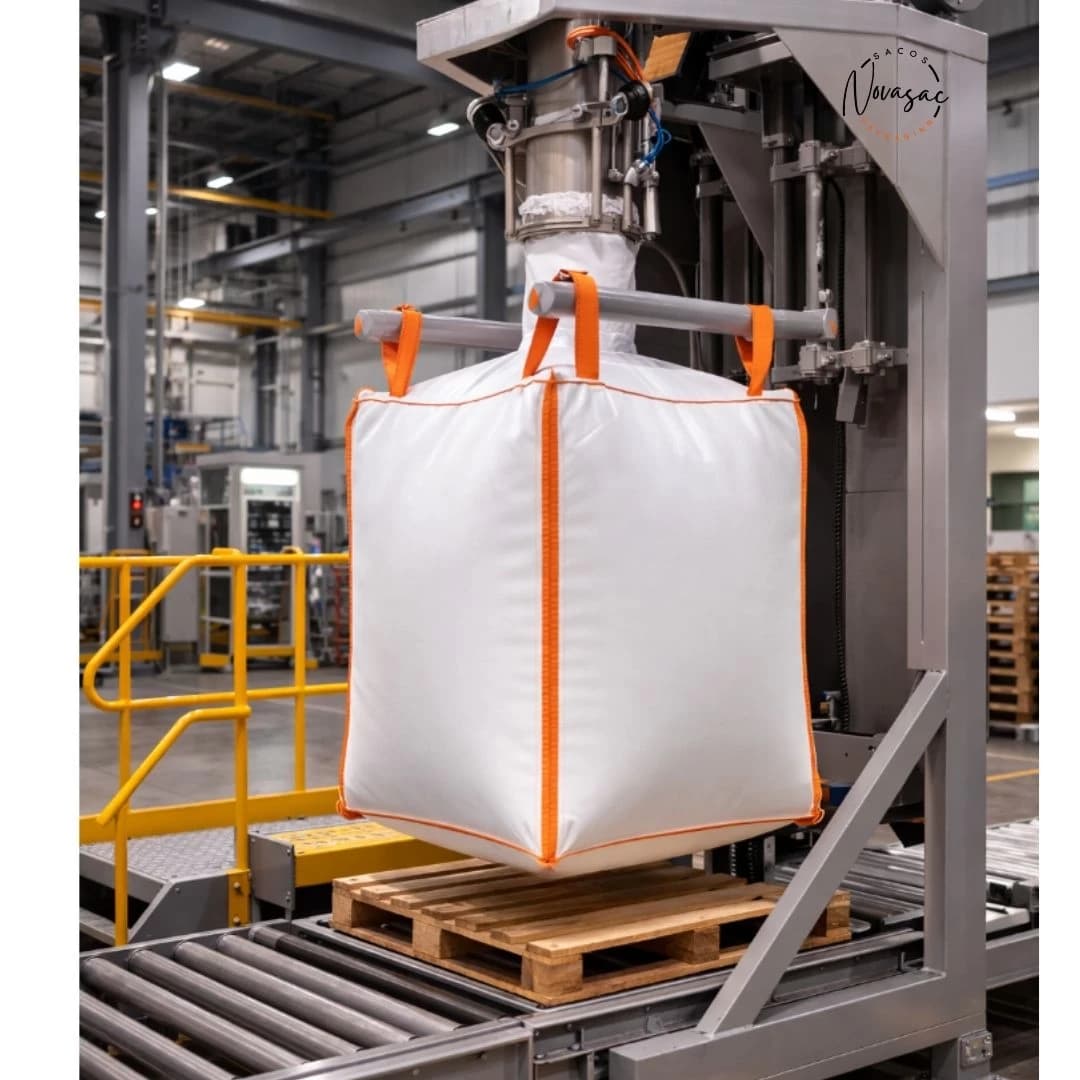 Bolsón Big Bag con Boquilla de Llenado y Base Plana 78x78x56 PP No Laminado — imagen 4