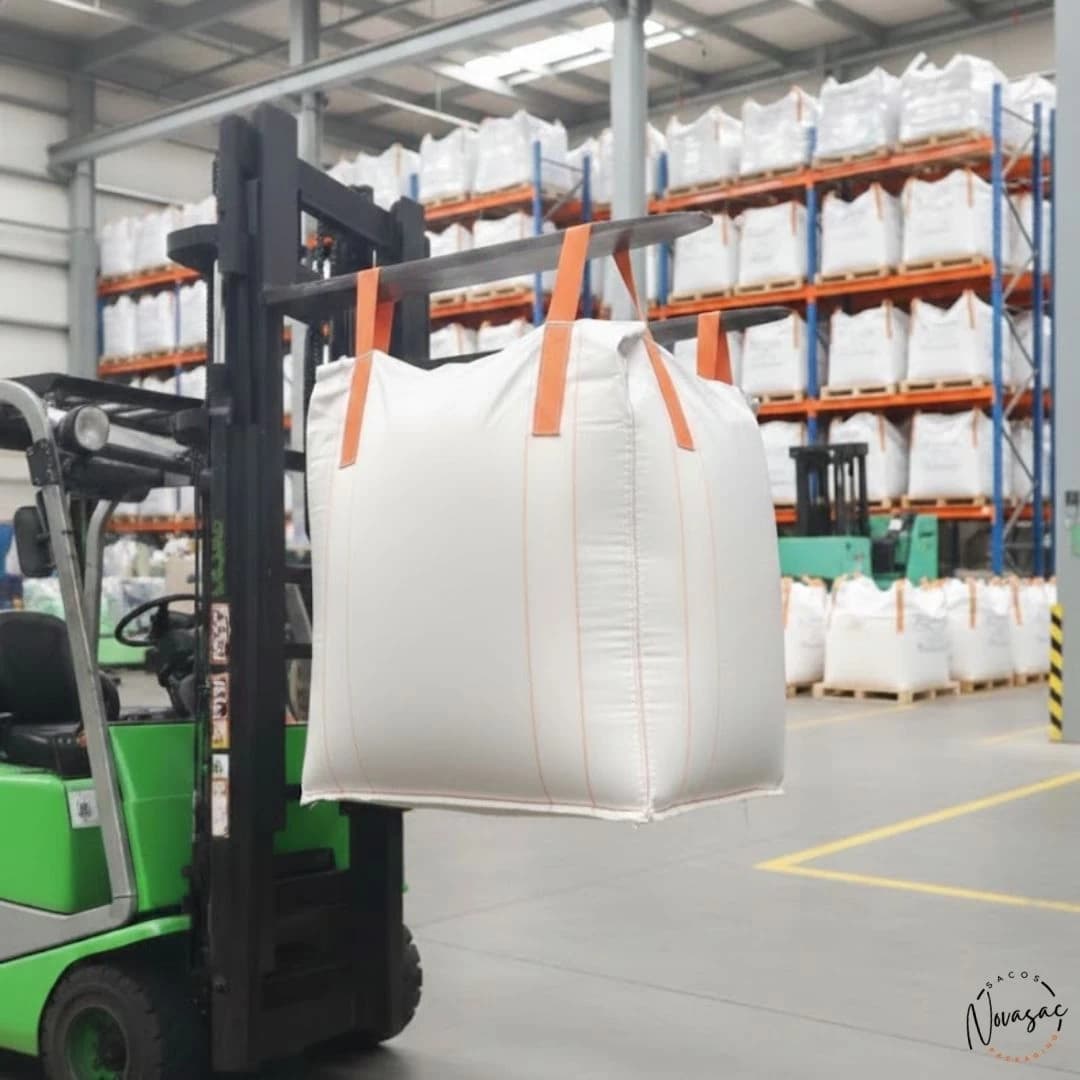 Bolsón Big Bag con Solapa y Base Plana 90x90x95 PP No Laminado — imagen 4