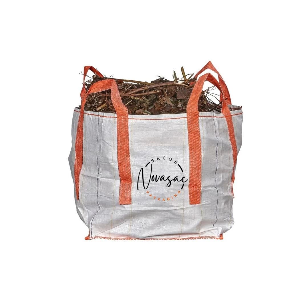 Bolsa de Jardín Reutilizable para Recolección de Residuos 45x45x45cm Polipropileno No Laminado — imagen 1