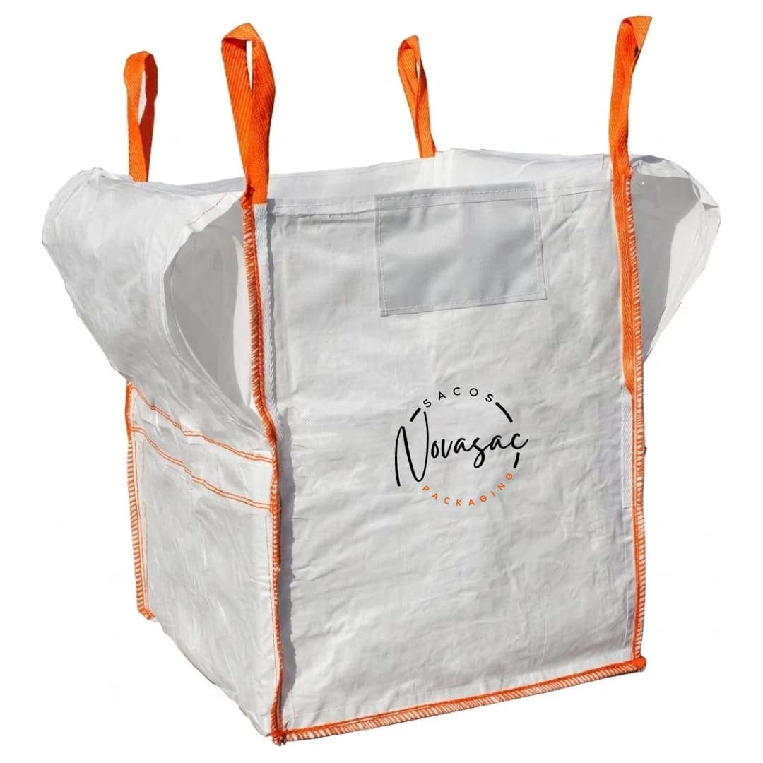 Bolsón Big Bag con Asas Tipo Túnel y Boquilla Superior 90x90x110 PP Tejido Circular — imagen 1
