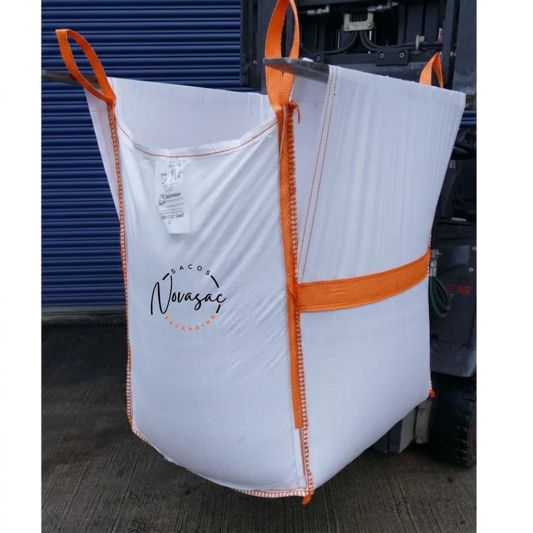 Bolsón Big Bag Certificado ONU con Boquilla de Llenado y Boquilla de Descarga 95x95x110 PP Laminado — imagen 3