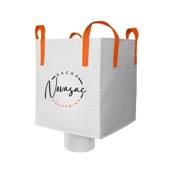 Bolsón Big Bag Boca Abierta con Boquilla de Descarga 80x80x90 PP No Laminado