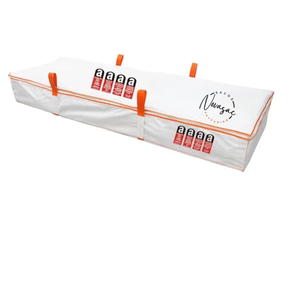 Bolsón FIBC Tipo Platten 260x125x30cm Polipropileno Recubierto Piso Cerrado