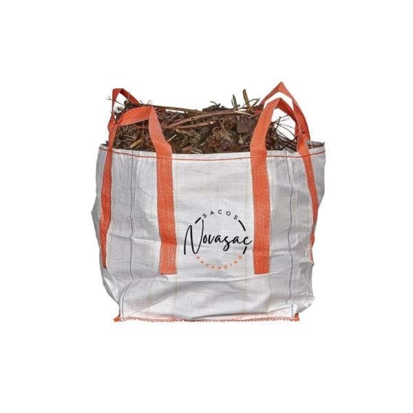 Bolsa de Jardín Reutilizable para Recolección de Residuos 80x80x80cm Polipropileno No Laminado